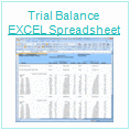 Trial Balance Report Example - Excel